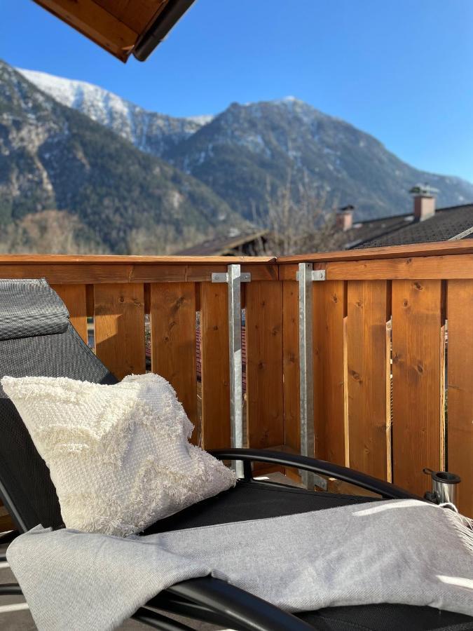 Das Bergquartier - Ferienwohnung Zugspitze Oberau  Dış mekan fotoğraf