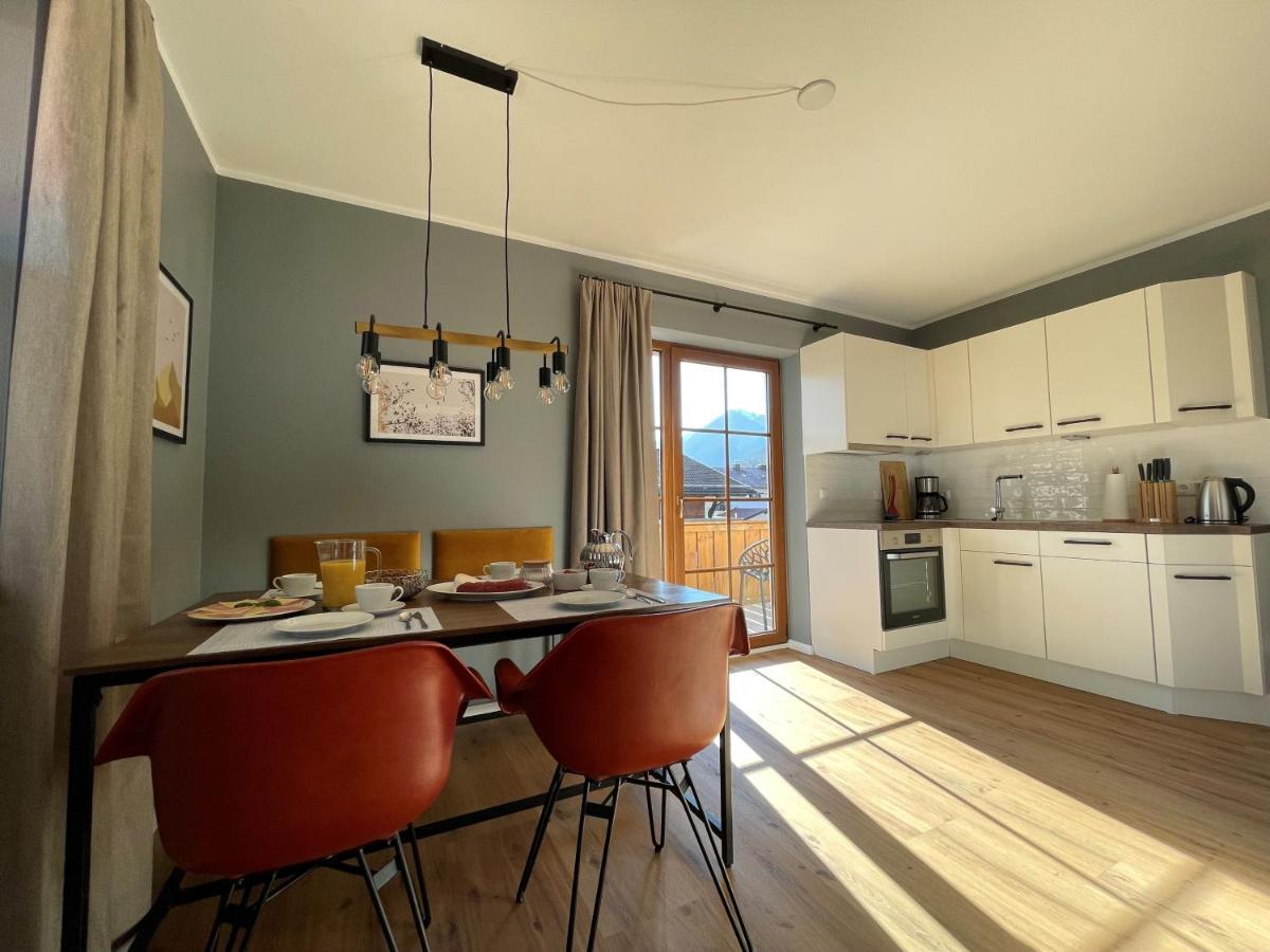 Das Bergquartier - Ferienwohnung Zugspitze Oberau  Dış mekan fotoğraf