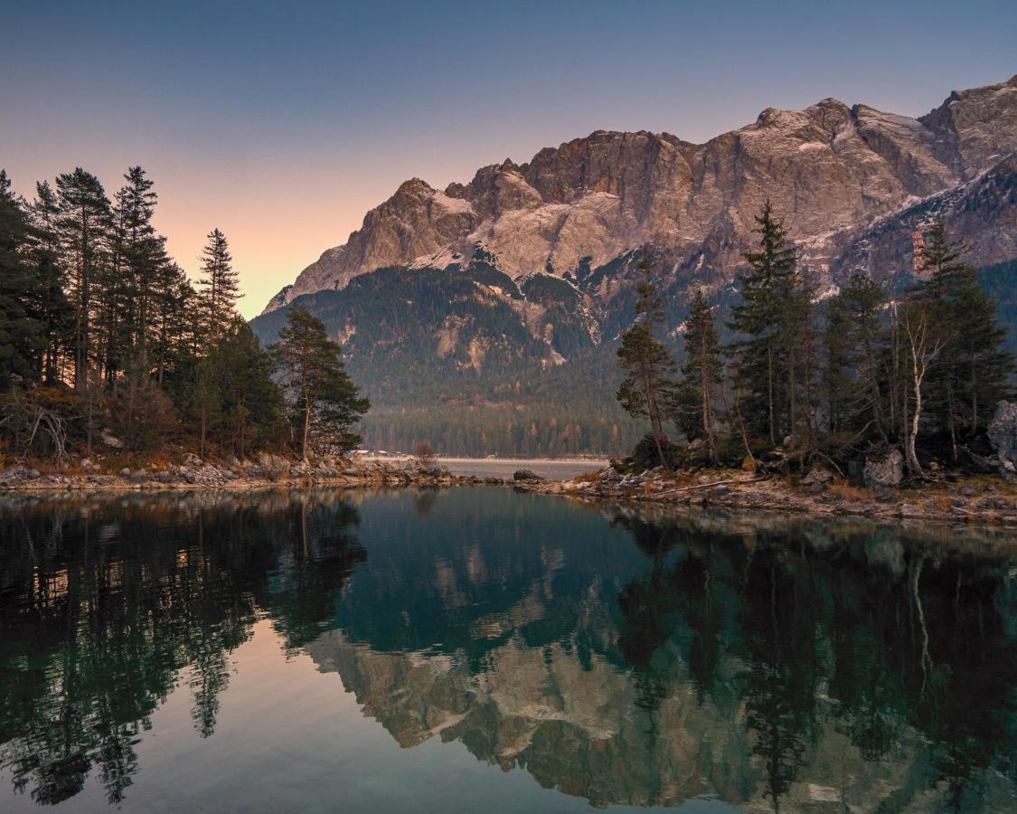Das Bergquartier - Ferienwohnung Zugspitze Oberau  Dış mekan fotoğraf